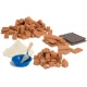 Set de constructie sortiment de caramizi cu mortar si accesorii Teifoc