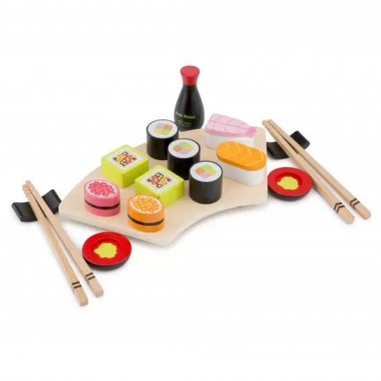 Set Sushi din lemn New Classic Toys Set Sushi din lemn New Classic Toys