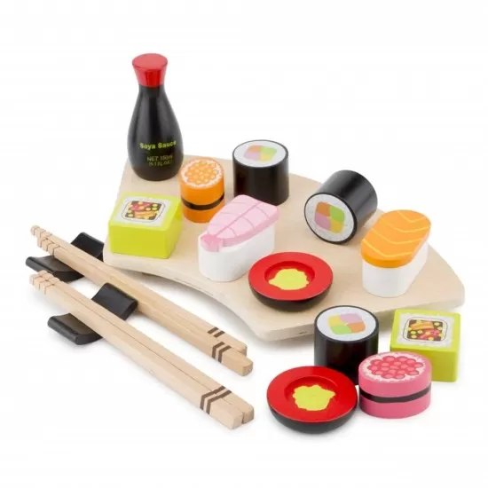 Set Sushi din lemn New Classic Toys Set Sushi din lemn New Classic Toys