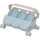 Sylvanian Families - Carucior pentru iepurasi tripleti