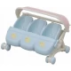 Sylvanian Families - Carucior pentru iepurasi tripleti