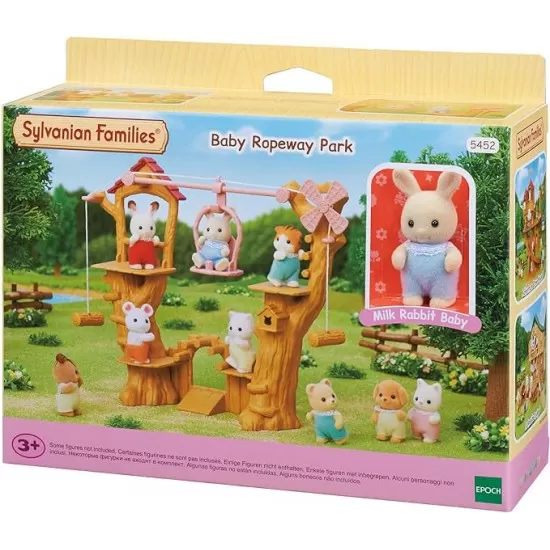 Set Sylvanian Families - Loc de joaca cu funicular Set Sylvanian Families - Loc de joaca cu funicular