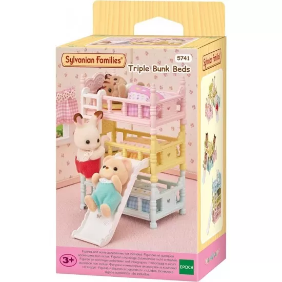 Set de joaca Sylvanian Families - Patuturi supraetajate triple Set de joaca Sylvanian Families - Patuturi supraetajate triple