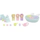 Set de joaca Sylvanian Families Iepurasi Tripleti cu accesorii baie Set de joaca Sylvanian Families Iepurasi Tripleti cu accesorii baie