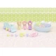 Set de joaca Sylvanian Families Iepurasi Tripleti cu accesorii baie Set de joaca Sylvanian Families Iepurasi Tripleti cu accesorii baie