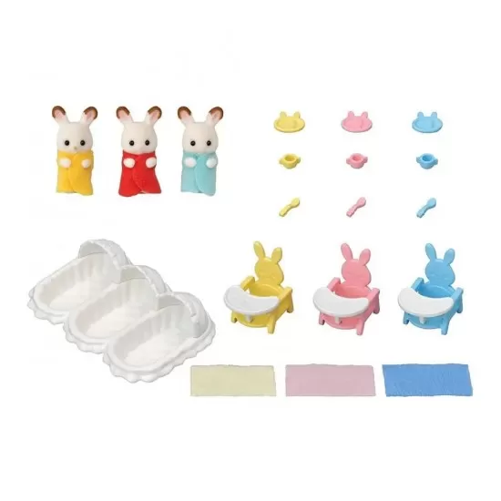 Set de ingrijire a iepurasilor tripleti Sylvanian Families Set de ingrijire a iepurasilor tripleti Sylvanian Families