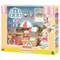 Set de joaca Sylvanian Families - Stand cu tricicleta pentru popcorn