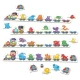 Joc educativ - Trenulet puzzle de potrivire a culorilor Joc educativ - Trenulet puzzle de potrivire a culorilor