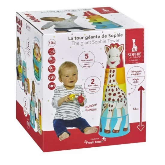 Jucarie bebelusi - Turnul Urias al Girafei Sophie