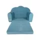 Canapea extensibila pentru copii catifea Klups Albastru Marin V111