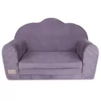 Canapea extensibila pentru copii catifea Klups Mov V112