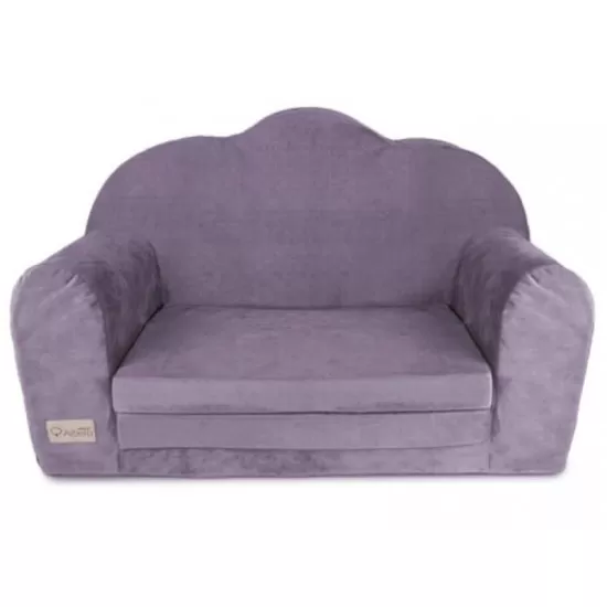 Canapea extensibila pentru copii catifea Klups Mov V112
