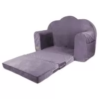 Canapea extensibila pentru copii catifea Klups Mov V112