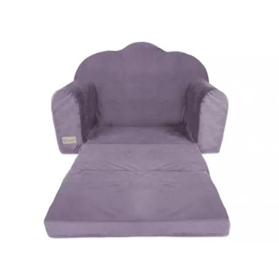 Canapea extensibila pentru copii catifea Klups Mov V112