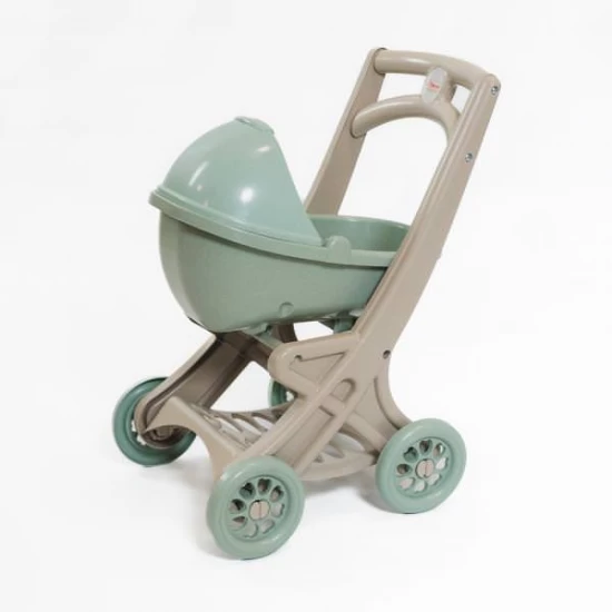 Carucior pentru papusa MyKids 0121/01eco Beige-Turquoise