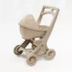 Carucior pentru papusa MyKids 0121/02eco Beige-Brown Carucior pentru papusa MyKids 0121/02eco Beige-Brown