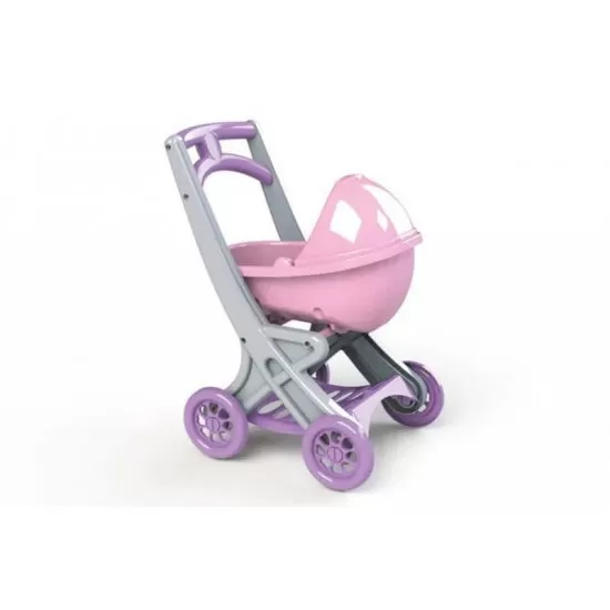 Carucior pentru papusa MyKids 0121/04 Roz-Mov Carucior pentru papusa MyKids 0121/04 Roz-Mov