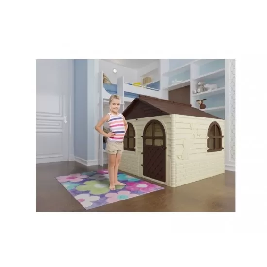 Casuta de joaca MyKids 02550/2 Beige/Brown - Mid Casuta de joaca MyKids 02550/2 Beige/Brown - Mid