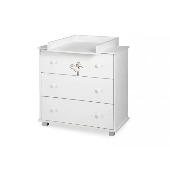 Comoda copii Klups Safari Giraffe Alb Comoda copii Klups Safari Giraffe Alb