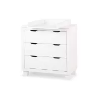 Comoda De Infasat Copii Klups Blanka Alb