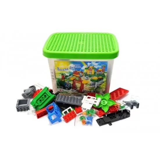 Cuburi constructie Funny Farm 154 piese 013888/06 Cuburi constructie Funny Farm 154 piese 013888/06