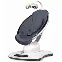 Fotoliu balansoar bebelusi 4MOMS MamaRoo 4.0 Cool Mesh Dark Grey