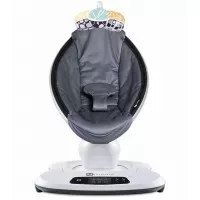 Fotoliu balansoar bebelusi 4MOMS MamaRoo 4.0 Cool Mesh Dark Grey