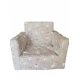 Fotoliu din burete pentru copii MyKids Dancing Bunny Gray