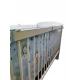 Lenjerie patut bebe Micul Ursulet 4+1 piese 120x60 cm