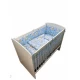 Lenjerie patut bebe Micul Ursulet 4+1 piese 120x60 cm