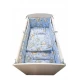 Lenjerie patut bebe Micul Ursulet 4+1 piese 120x60 cm