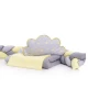 Lenjerie MyKids 6 piese Gray Yellow fara baldachin 120x60 cm Lenjerie MyKids 6 piese Gray Yellow fara baldachin 120x60 cm