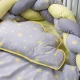 Lenjerie MyKids 6 piese Gray Yellow fara baldachin 120x60 cm Lenjerie MyKids 6 piese Gray Yellow fara baldachin 120x60 cm