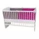 Lenjerie MyKids Colorful Stars Pink 9 Piese 120x60 cm