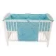 Lenjerie MyKids Crown Blue 7 Piese 120x60 cm