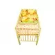 Lenjerie MyKids Dino Roz 5 Piese 120x60 Lenjerie MyKids Dino Roz 5 Piese 120x60