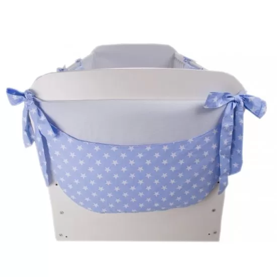 Lenjerie MyKids Light Stars Blue 11 Piese 120x60 cm Lenjerie MyKids Light Stars Blue 11 Piese 120x60 cm