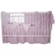 Lenjerie MyKids Light Stars Pink 11 Piese 120x60 cm Lenjerie MyKids Light Stars Pink 11 Piese 120x60 cm