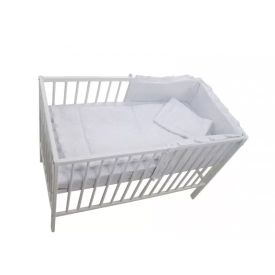 Lenjerie MyKids Little Stars Albastru 4 Piese 120x60 Lenjerie MyKids Little Stars Albastru 4 Piese 120x60