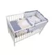 Lenjerie MyKids Teddy Friends Gri 4 Piese M2 140x70