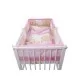Lenjerie MyKids Teddy Friends Roz 4+1 Piese M1 120x60
