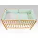 Lenjerie MyKids Teddy Steluta Turquoise 4+1 Piese 120x60 cm