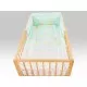 Lenjerie MyKids Teddy Steluta Turquoise 5 Piese 120x60 cm