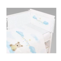 Lenjerie Pat 3 Piese Klups Teddy Blue