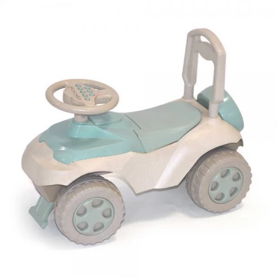 Masinuta de impins MyKids Music 0142/01eco Beige Turquoise