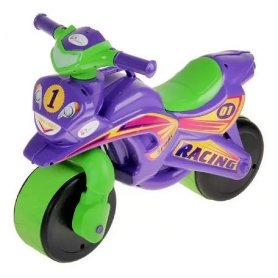 Motocicleta de impins MyKids Racing Mov Verde Motocicleta de impins MyKids Racing Mov Verde