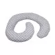 Perna de alaptare multifunctionala MyKids Stelute Grey-White Perna de alaptare multifunctionala MyKids Stelute Grey-White
