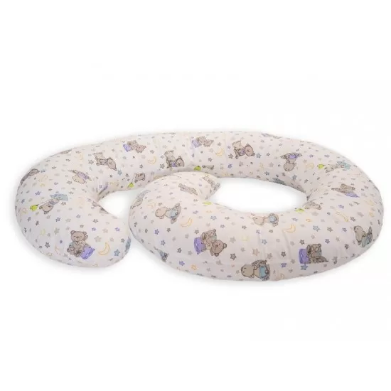 Perna de alaptare multifunctionala MyKids Teddy Stars Perna de alaptare multifunctionala MyKids Teddy Stars