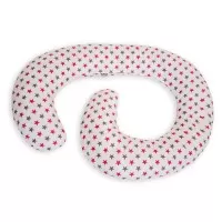 Perna de alaptare multifunctionala MyKids White Grey-Pink