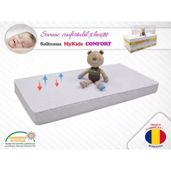 Saltea Copii MyKids Confort II 105x70x10 Husa Microfibra